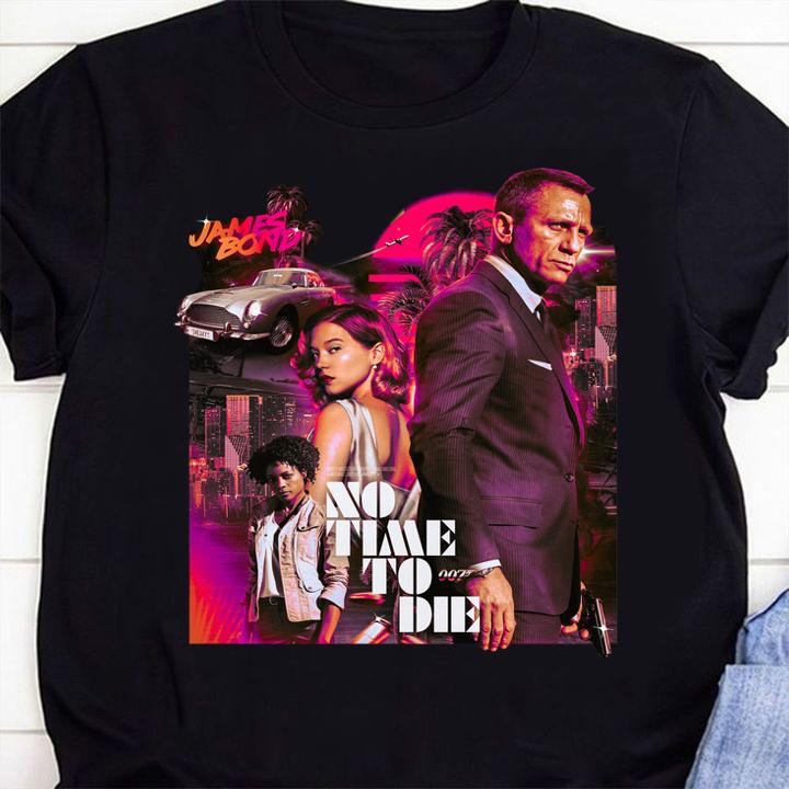 James Bond 007 no time to die t-shirt shirt