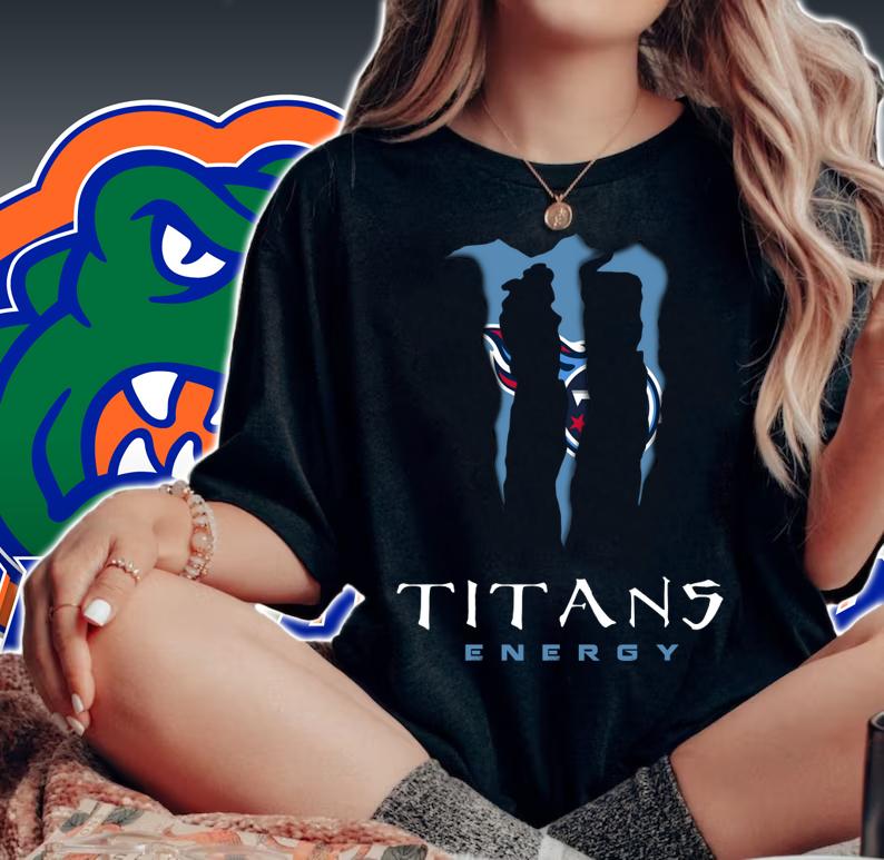 Monster Energy Tennessee Titans t-shirt woman shirt