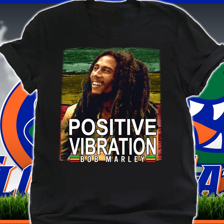 Bob Marley Positive Vibration Juneteenth Black Lives Matter t-shirt shirt