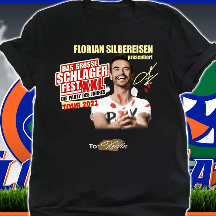 Florian Silbereisen Signature Die Party Des Jahres Tour 2021 t-shirt shirt