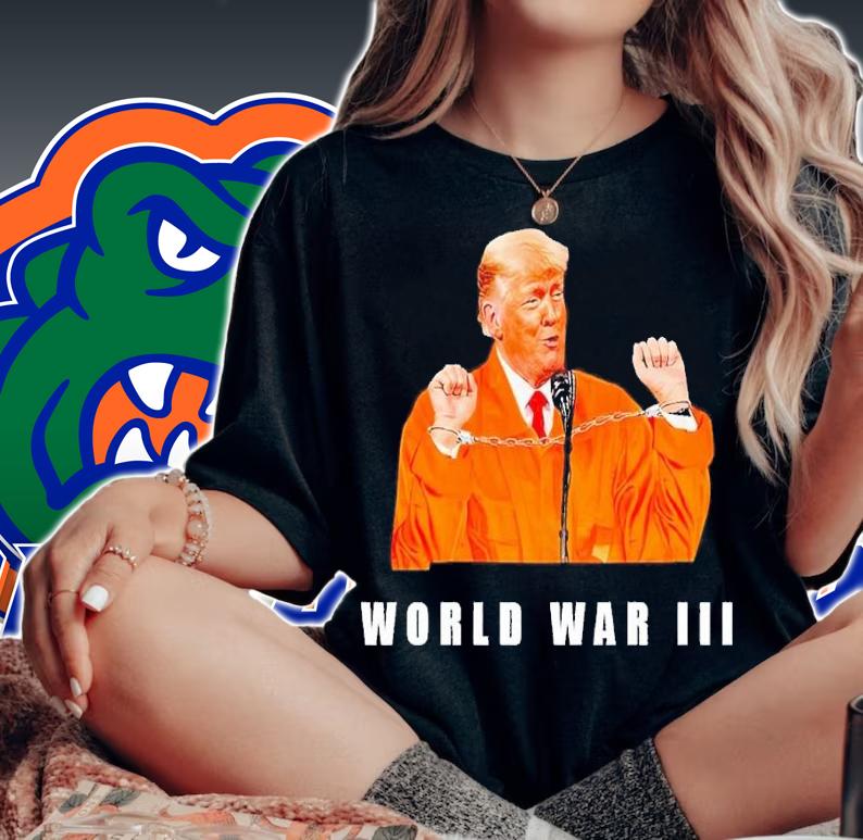 Donald Trump will run World war III t-shirt woman shirt