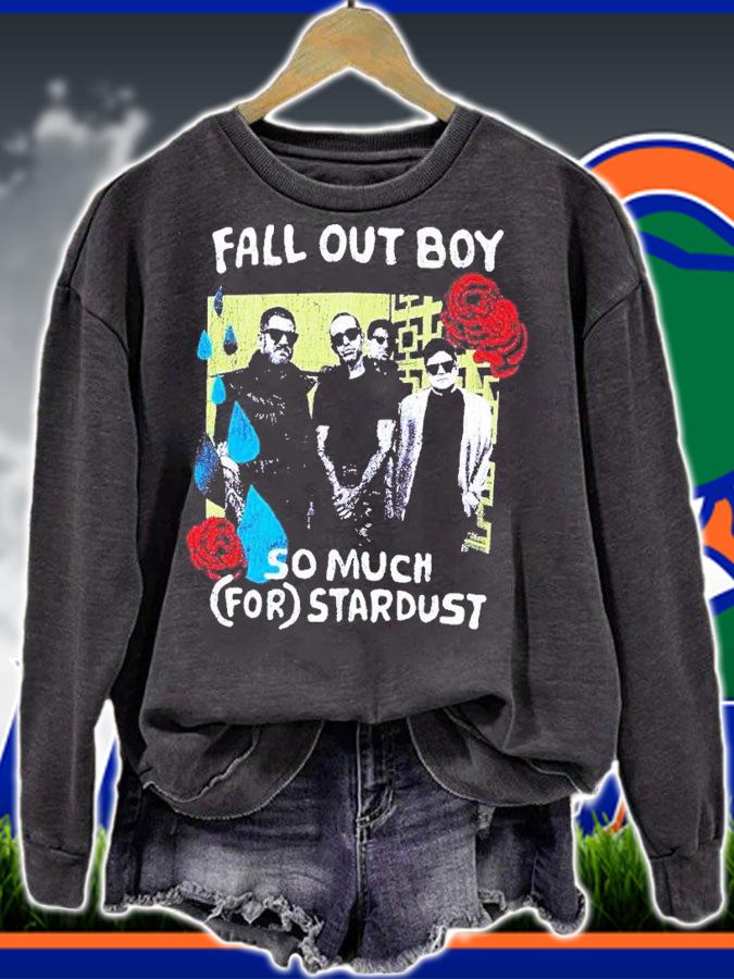 Fall Out Boy So Much For Stardust Boyfriend Fit Girls t-shirt sweatshirt