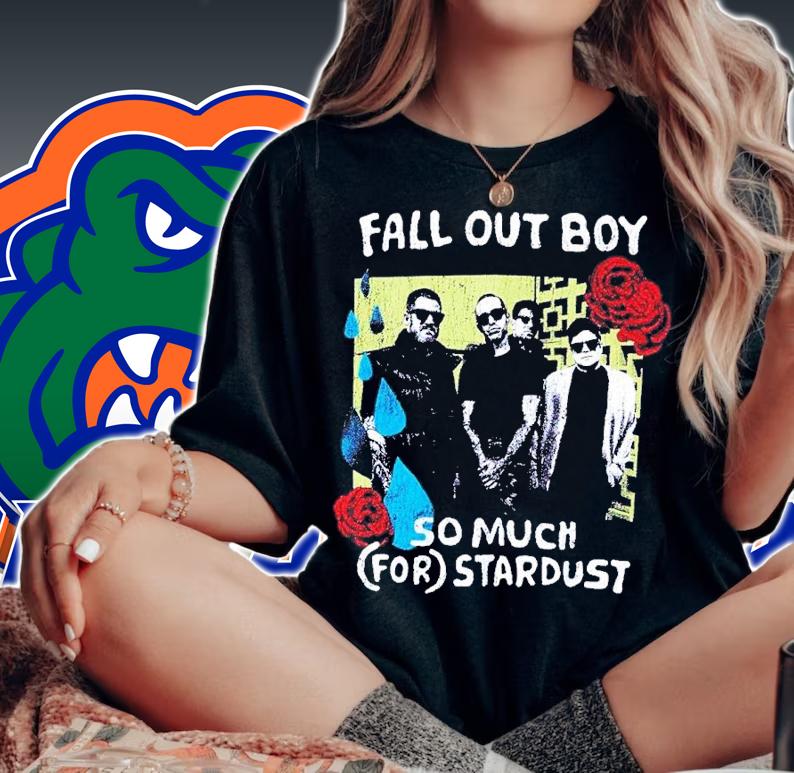 Fall Out Boy So Much For Stardust Boyfriend Fit Girls t-shirt woman shirt