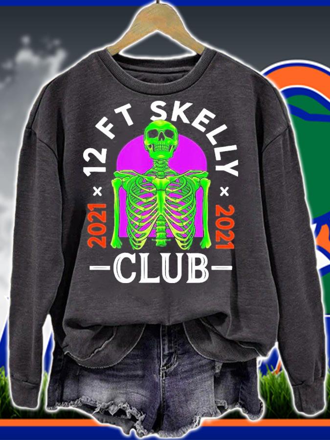 12Ft Skelly Club Skeleton Shirt t-shirt sweatshirt
