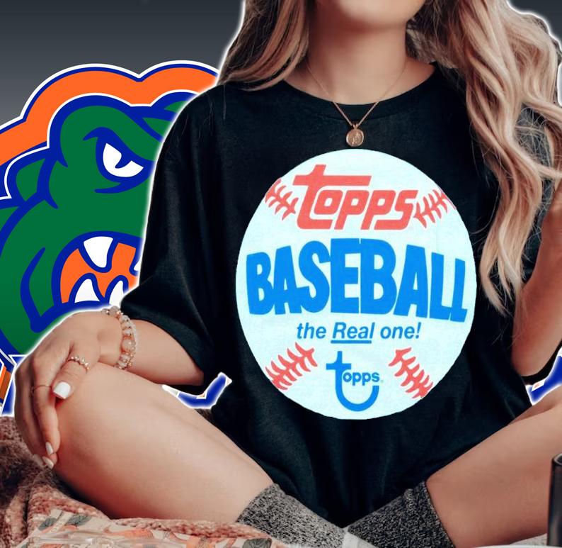 Baseball The Real One Topps Shirt t-shirt woman shirt