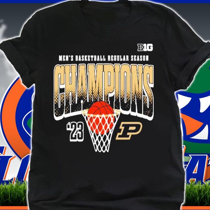 Big 10 Purdue Boilermakers 2023 Men's Basketball Regular Season Champions Shirt t-shirt shirt