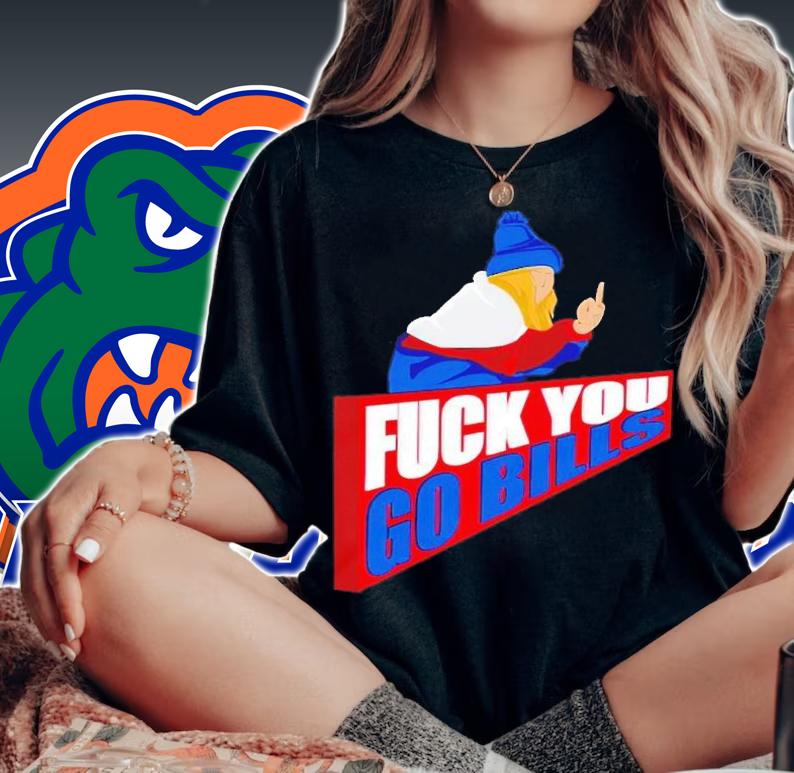 Buffalo Bills fuck you go Bills middle finger shirt t-shirt woman shirt