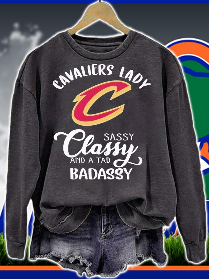 Cavaliers lady sassy classy and a tad badassy shirt t-shirt sweatshirt
