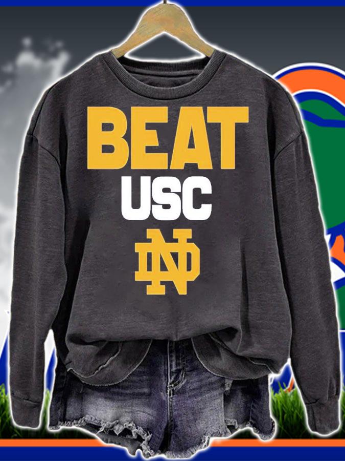 Fighting Irish beat USC shirt t-shirt sweatshirt