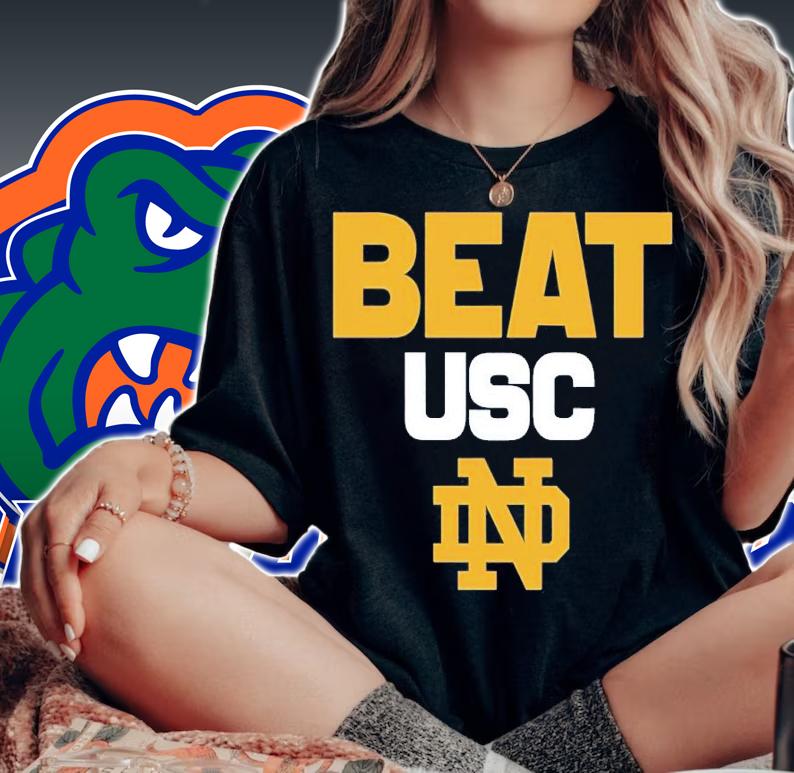 Fighting Irish beat USC shirt t-shirt woman shirt