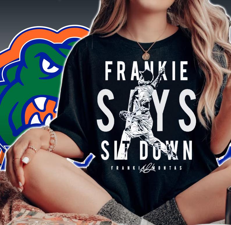 Frankie says sit down shirt t-shirt woman shirt
