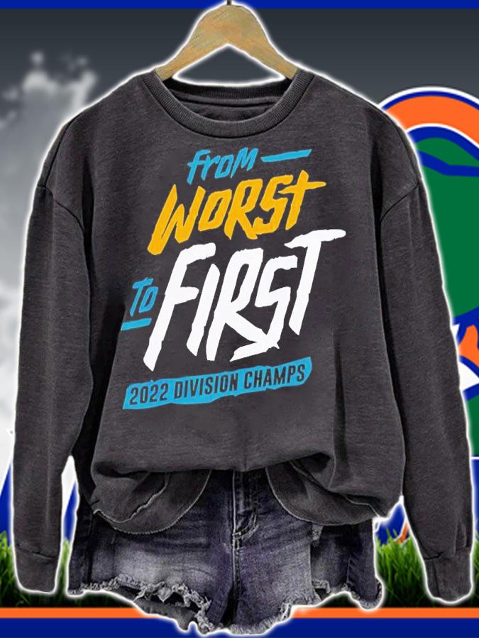 From Worst to First Jacksonville Football shirt t-shirt sweatshirt