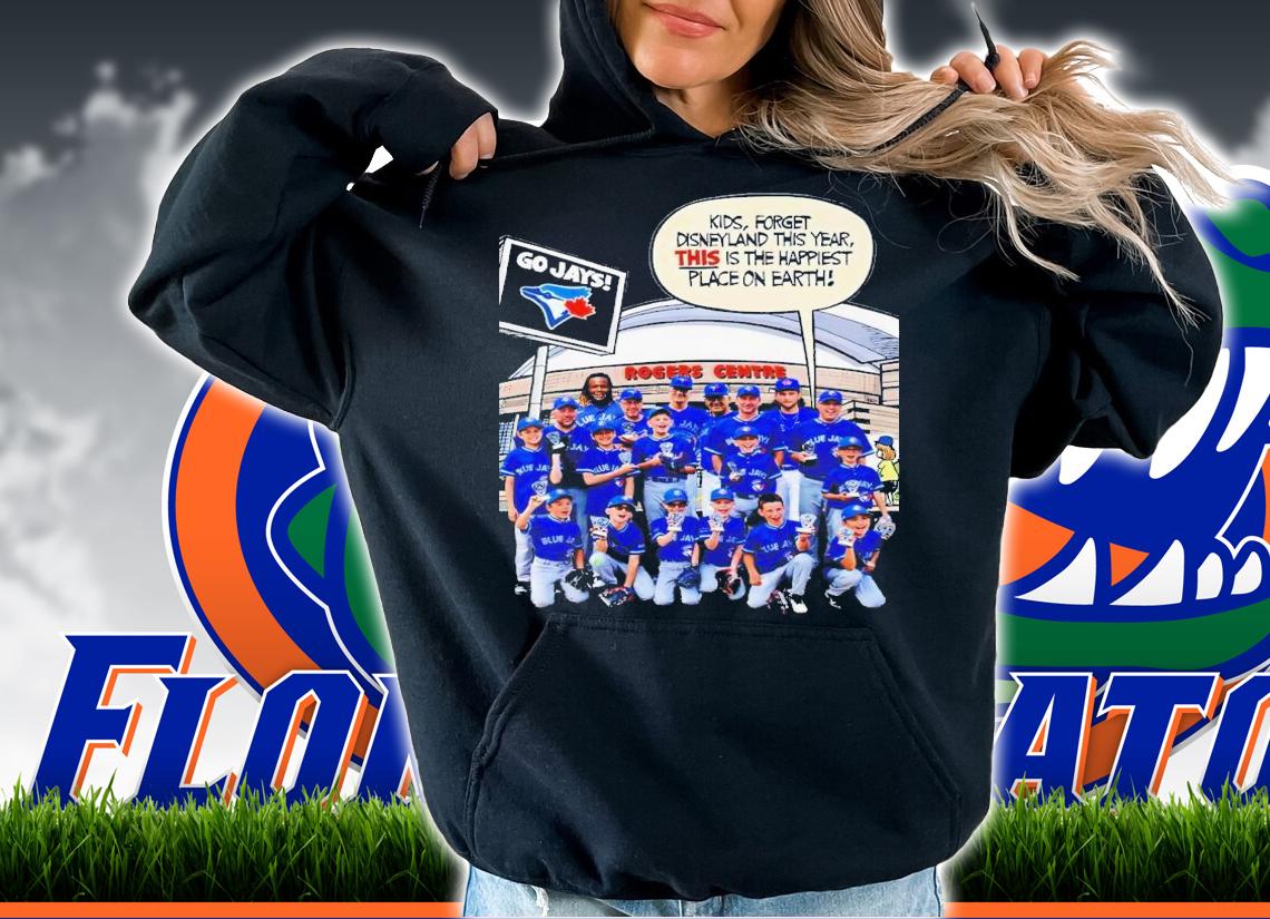 Go Jays kids forget disneyland this year this is happiest place on earth shirt t-shirt hoodie