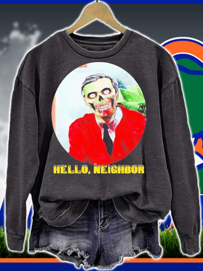 Hello neighbor shirt, hoodie, sweater and tank top t-shirt sweatshirt