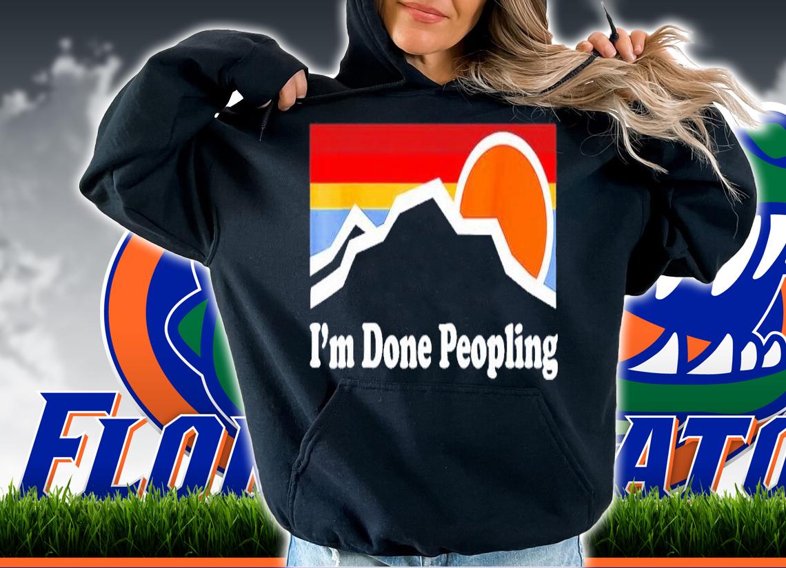 I'm Done Peopling Retro Shirt t-shirt hoodie