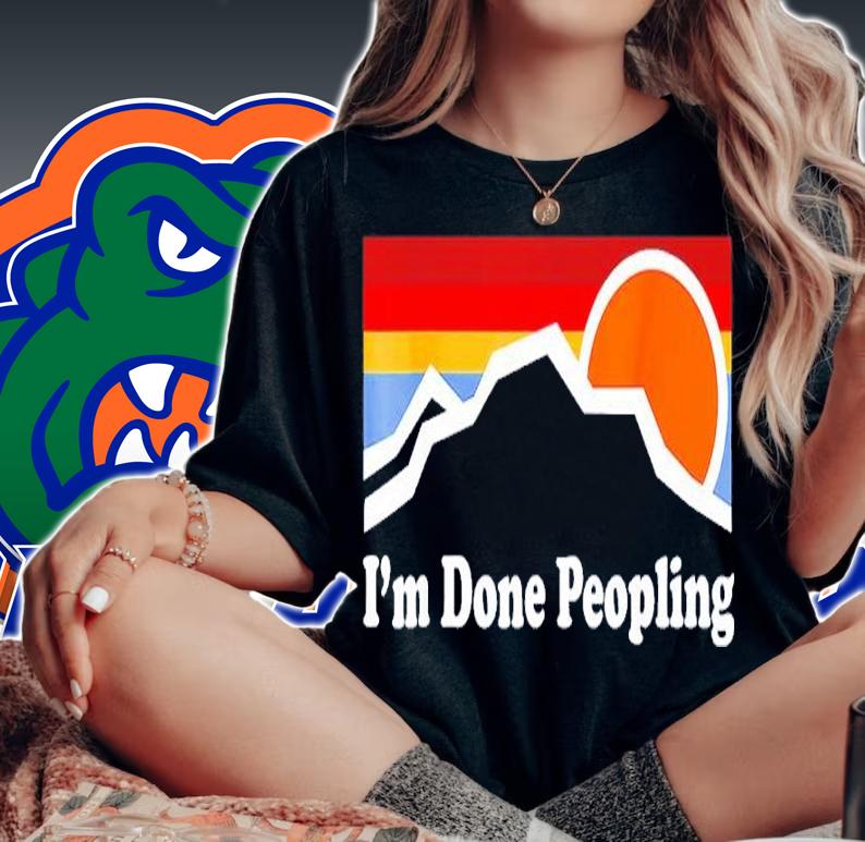 I'm Done Peopling Retro Shirt t-shirt woman shirt