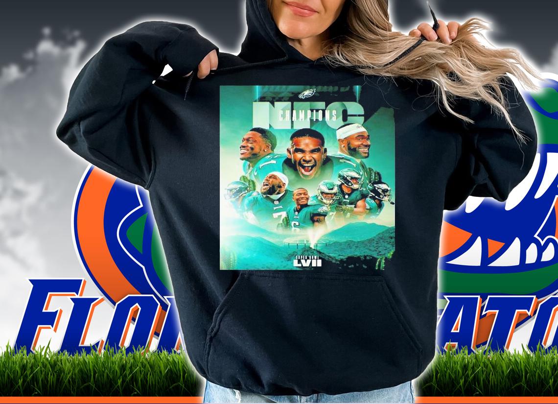 NFC Champions Philadelphia Eagles Super Bowl LVII 2023 Shirt t-shirt hoodie