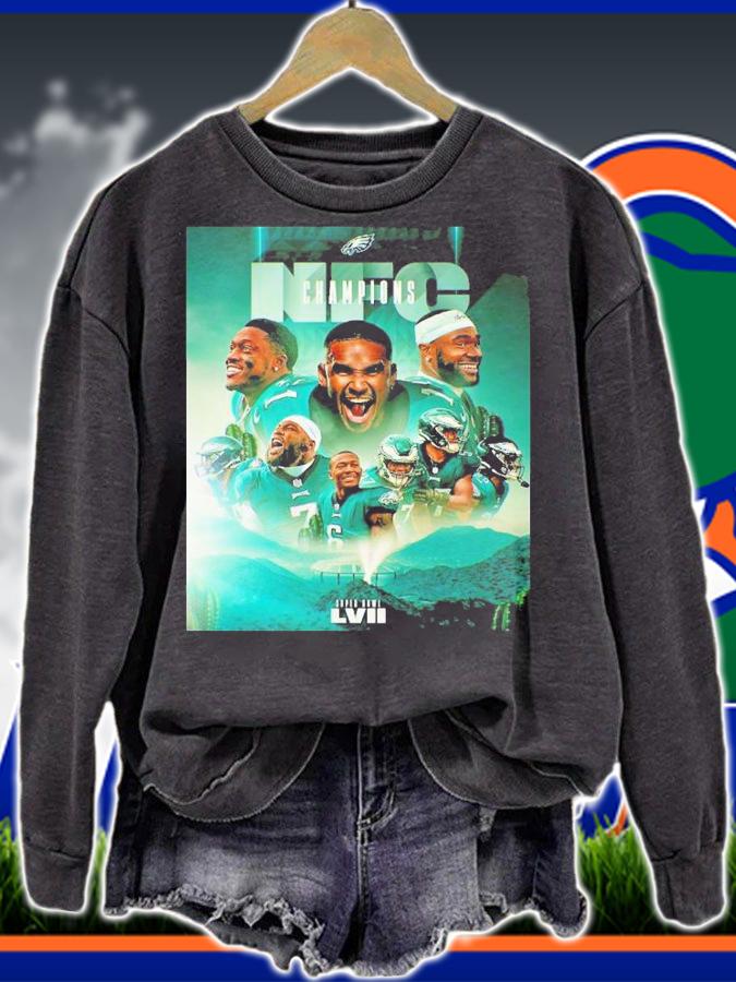 NFC Champions Philadelphia Eagles Super Bowl LVII 2023 Shirt t-shirt sweatshirt