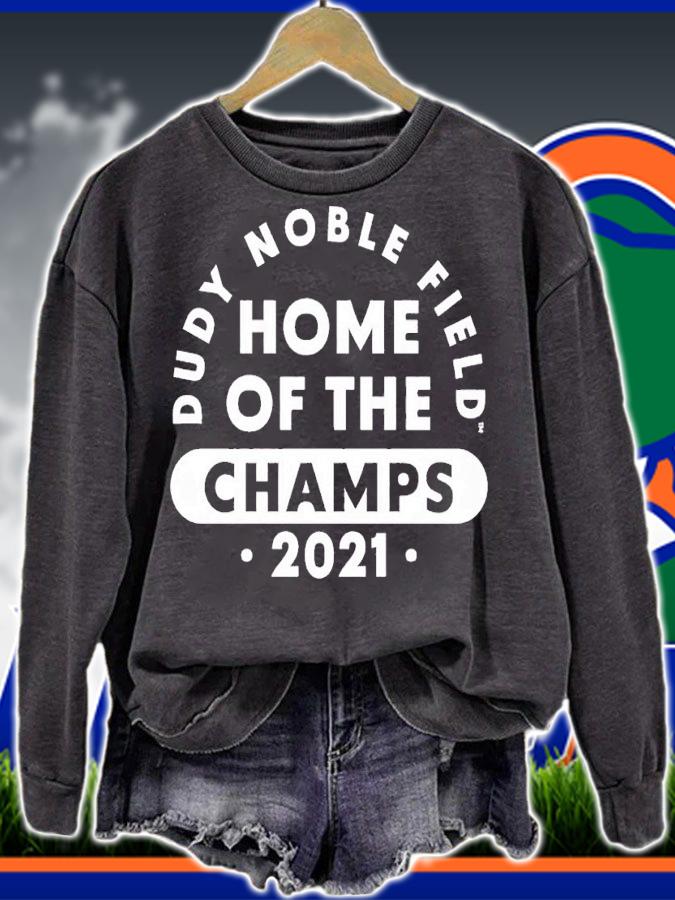 Mississippi State Dudy Noble Field Home of the Champs 2021 shirt t-shirt