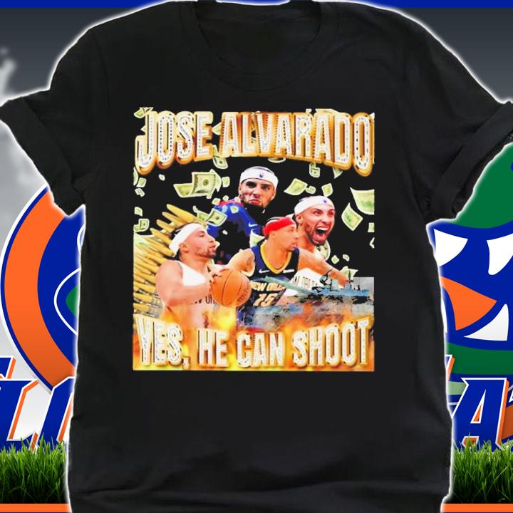 NBA Brandon X. Ingram Wearing Jose Alvarado Yes He Can Shoot Shirt t-shirt shirt