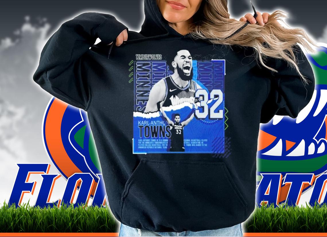 Karl-Anthony Towns Basketball Paper Poster Timberwolves Shirt t-shirt hoodie