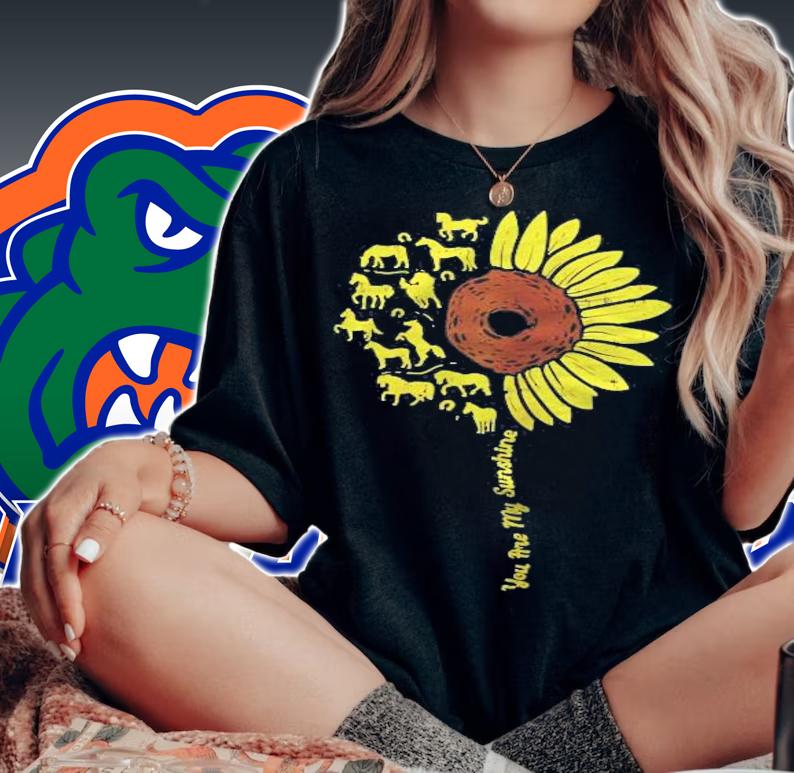 Horse Sunflower Youre My Sunshine Animal Gift T-shirt t-shirt woman shirt