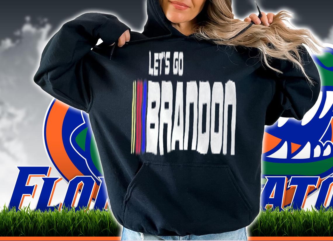 Let's Go Brandon Biden Chant Racing Fan Logo T-Shirt hoodie