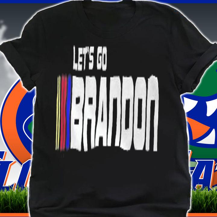 Let's Go Brandon Biden Chant Racing Fan Logo T-Shirt shirt