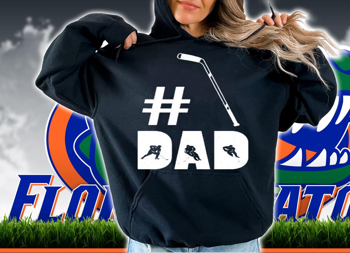 Mens Dad Hockey Shirt Gift For Him Daddy Funny Fathers Day T-Shirt hoodie