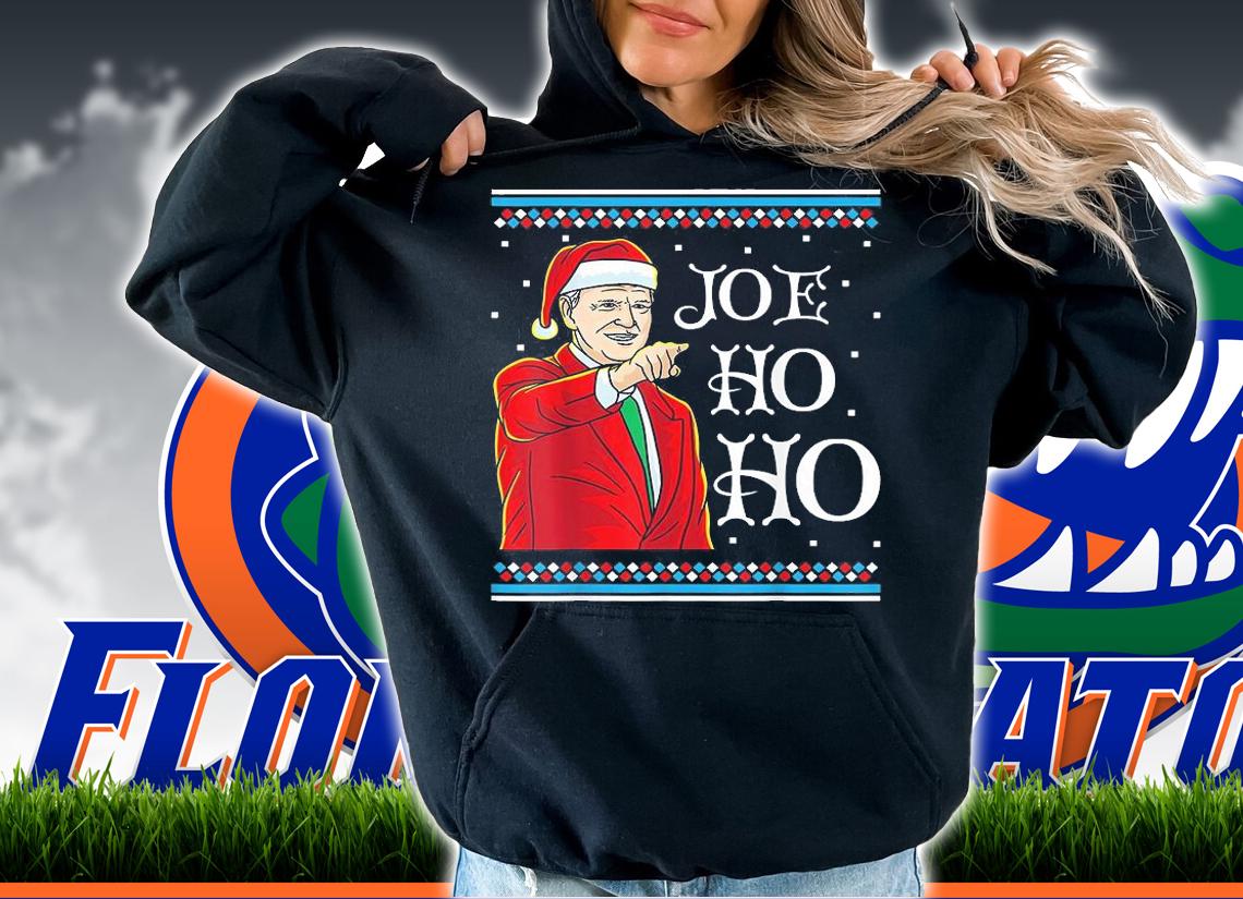 Joe Ho Ho Funny Democratic Party Joe Biden Christmas T-Shirt hoodie