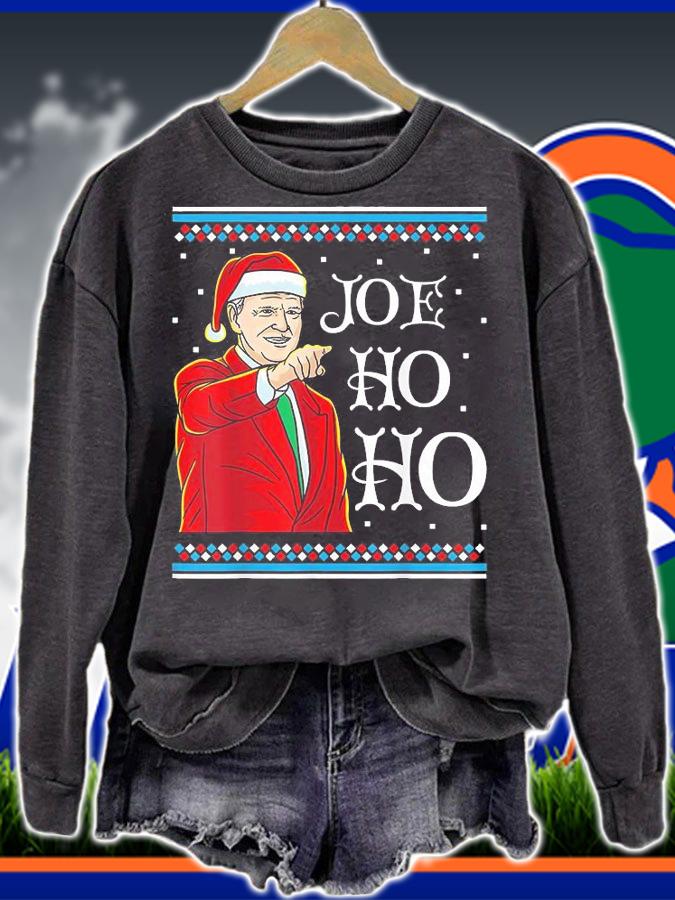 Joe Ho Ho Funny Democratic Party Joe Biden Christmas T-Shirt sweatshirt