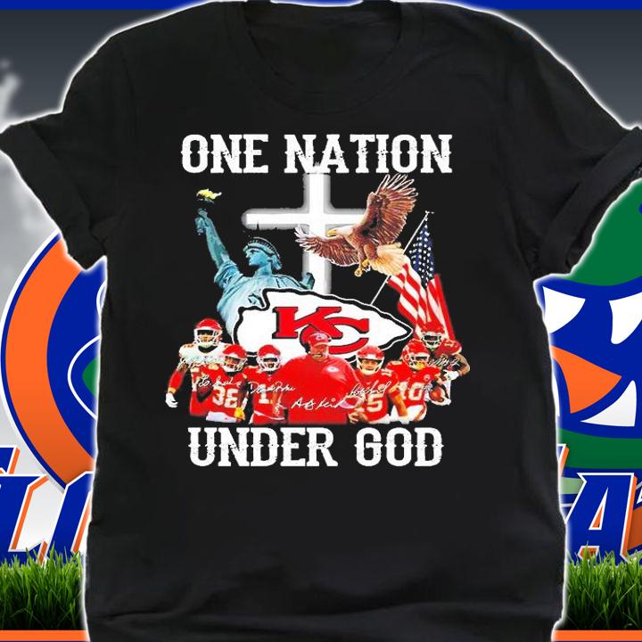 Kansas City Chiefs One Nation Under God T-Shirt shirt