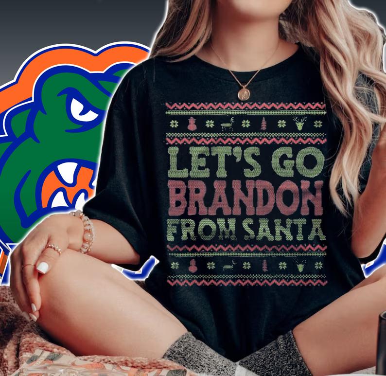 Let's Go Brandon From Santa T-Shirt woman shirt