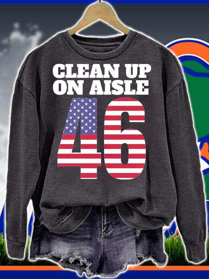Clean Up On Aisle 46 Shirt Impeach 46 Impeach Biden T-shirt