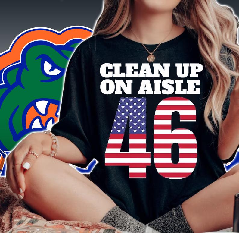 Clean Up On Aisle 46 Shirt Impeach 46 Impeach Biden T-shirt