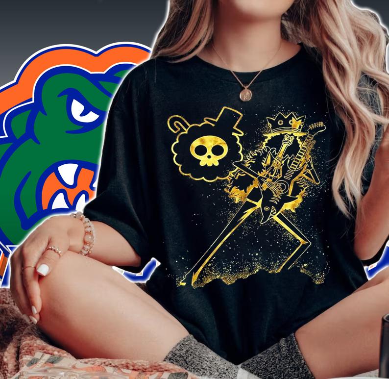 One Piece Brook Pirates logo T-shirt
