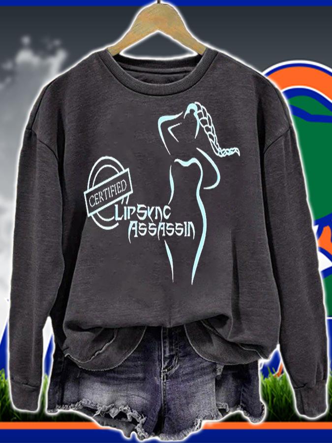 Silky Nutmeg Ganache certified lip sync assassin T-shirt sweatshirt