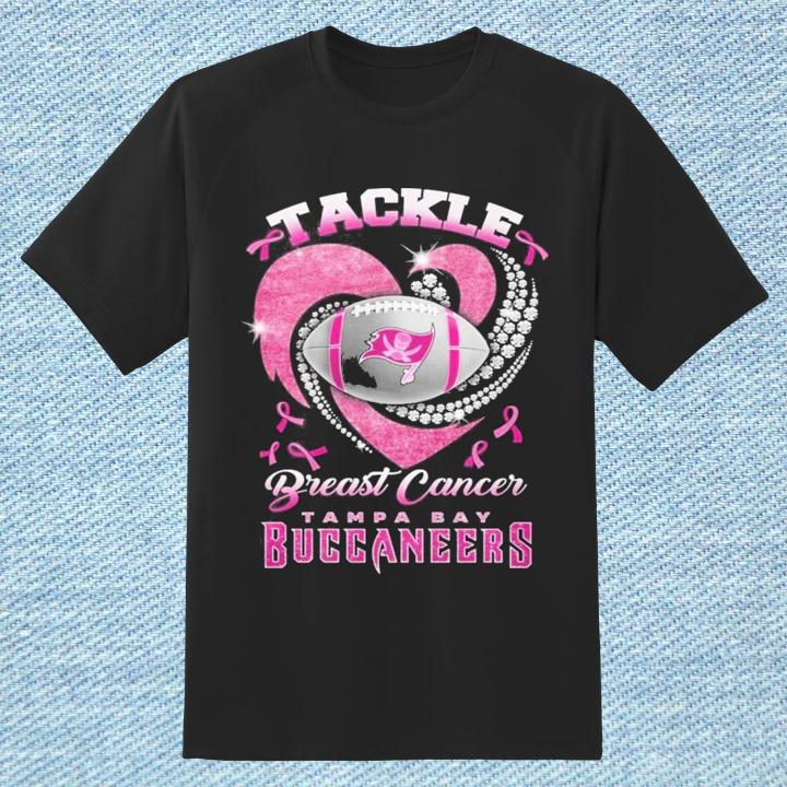 Tackle Breast Cancer Awareness Tampa Bay Buccaneers Football T-Shirt