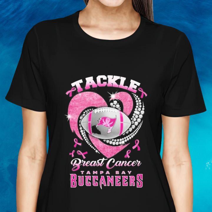 Tackle Breast Cancer Awareness Tampa Bay Buccaneers Football T-Shirt womenshirt