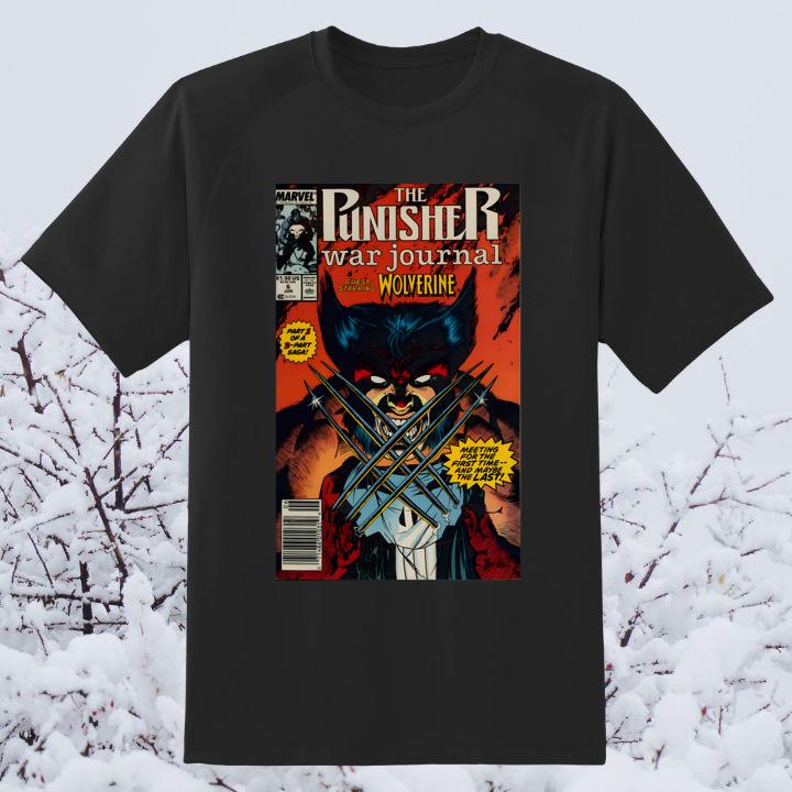 Marvel The Punisher War Journal 6 Wolverine T-Shirt