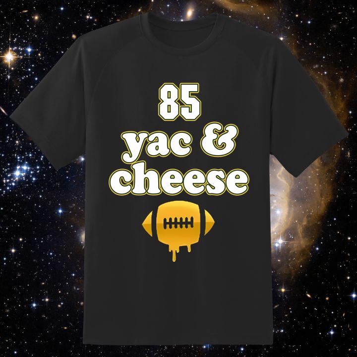 85 Yac And Cheese Green Bay Packers Football Tucker Kraft Shirt