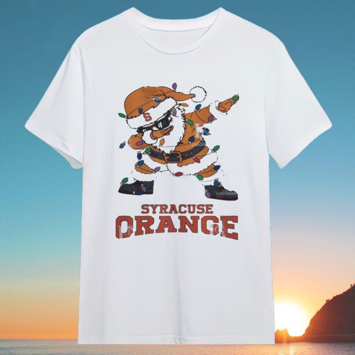 Get into the Holiday Spirit with Dabbing Santa Syracuse Orange Christmas Shirt