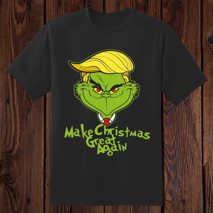 Make Christmas Great Again with Donald Grinch Trump Christmas Shirt