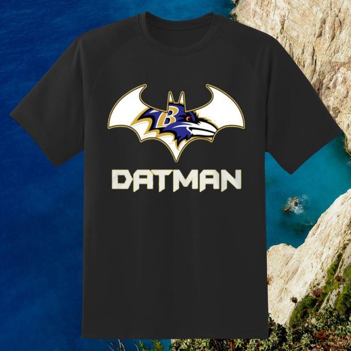 Shop Baltimore Ravens Datman Batman Logo Shirt - Must-Have Fan Gear!