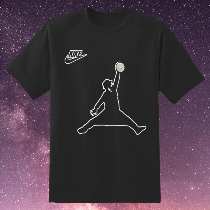 Shop Nike Kike Funny Air Jordan Jumpman Shirt - Perfect for Sneakerheads