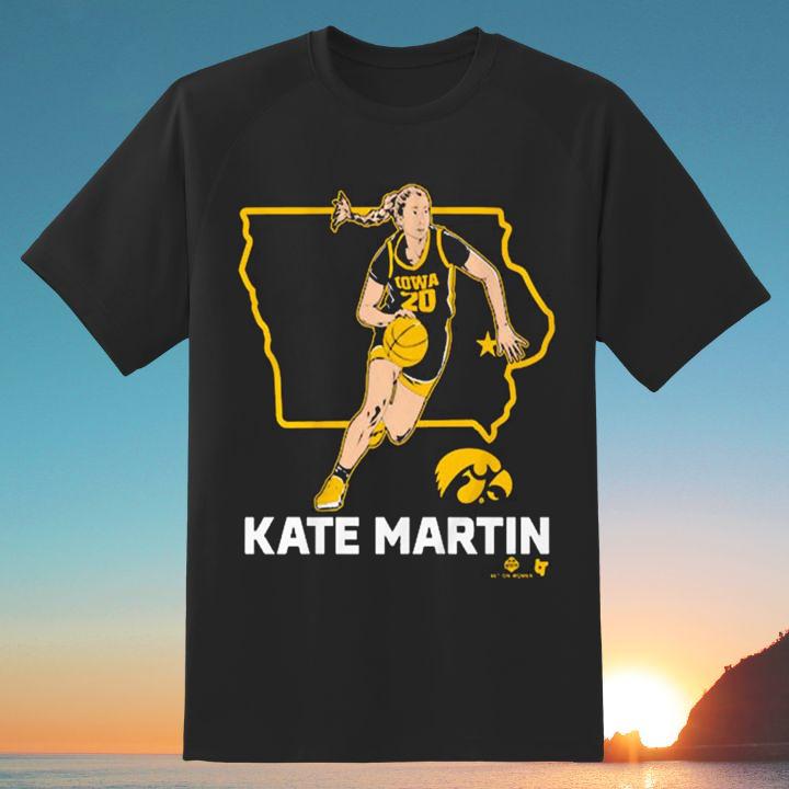 Shop Kate Martin 20 Iowa Hawkeyes Iowa State T-Shirt - Exclusive Limited Edition