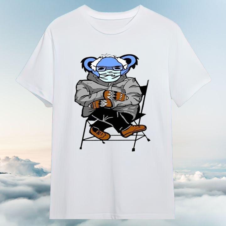 Grateful Dead Bear Bernie Mittens T-Shirt - Fun Meme Apparel for Fans