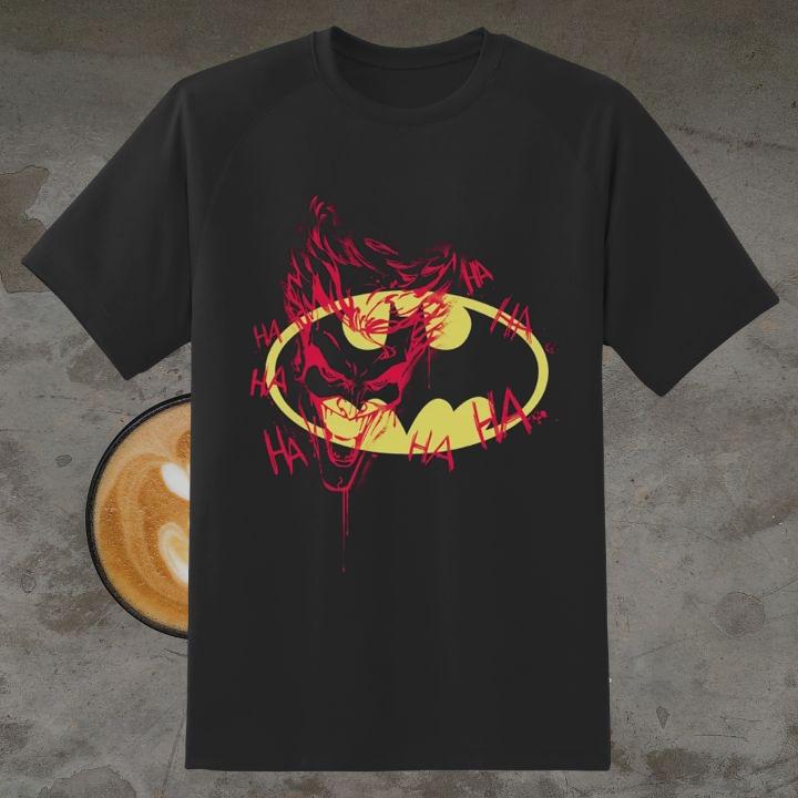 Personalized Joker Ha Ha Ha Batman Logo T-Shirt