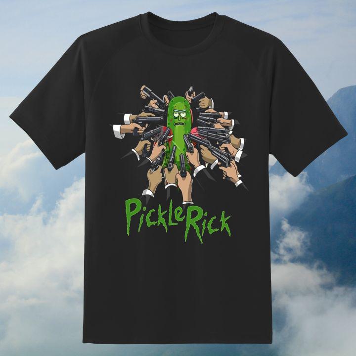 Rick And Morty Pickle Rick Baba Yaga John Wick T-Shirt