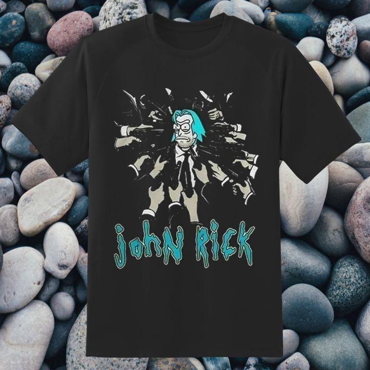 Rick Sanchez John Rick Funny Rick And Morty John Wick T-Shirt